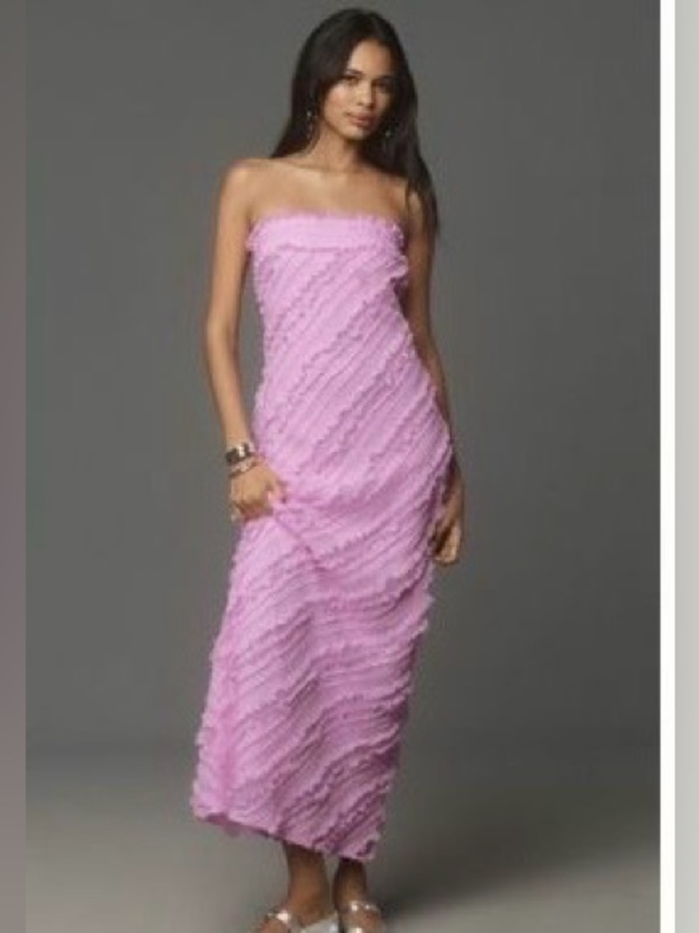 💗 Endless Rose Textured Ruffle Maxi Dress – Size L
Anthropologie | New With Tags